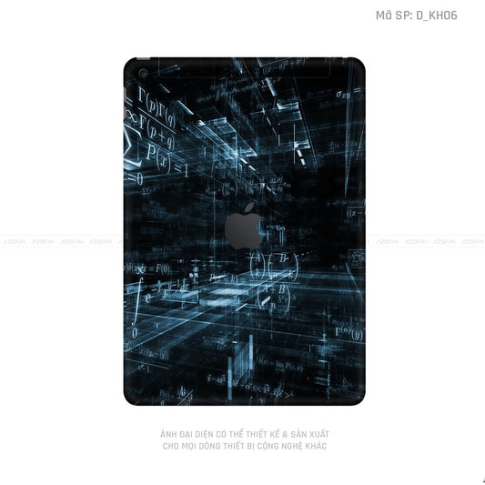 Dán Skin IPad Gen Hình Khoa Học & Trừu Tường | D_KH06
