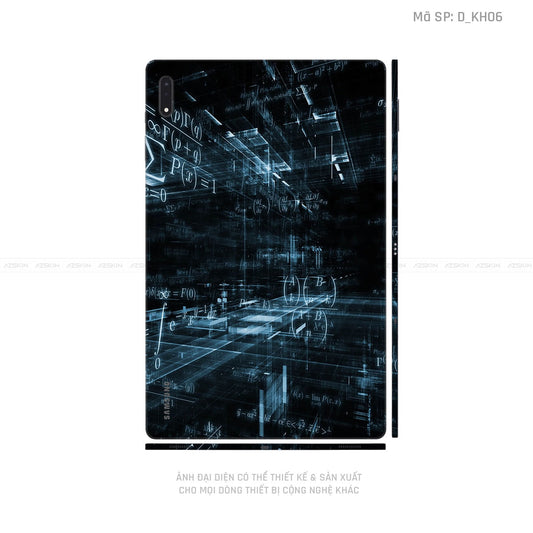 Dán Skin Galaxy Tab S9 Series Hình Khoa Học | D_KH06