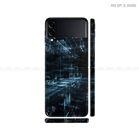 Dán Skin Galaxy Zflip4 Hình Khoa Học & Trừu Tượng | D_KH06