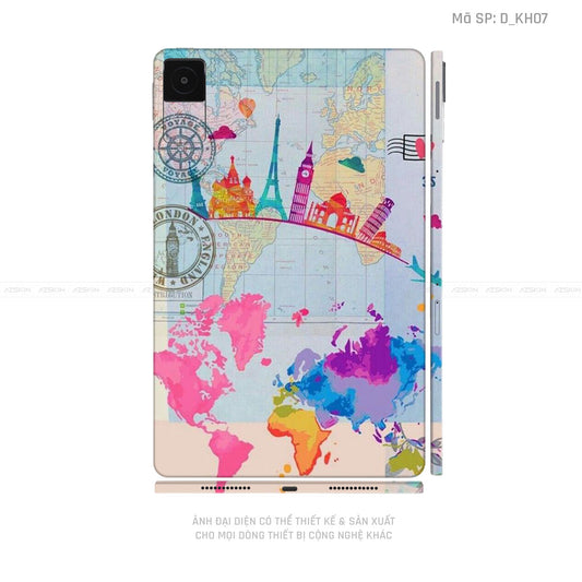 Dán Skin Máy Tính Bảng Xiaomi Mipad Hình Trừu Tượng | D_KH07
