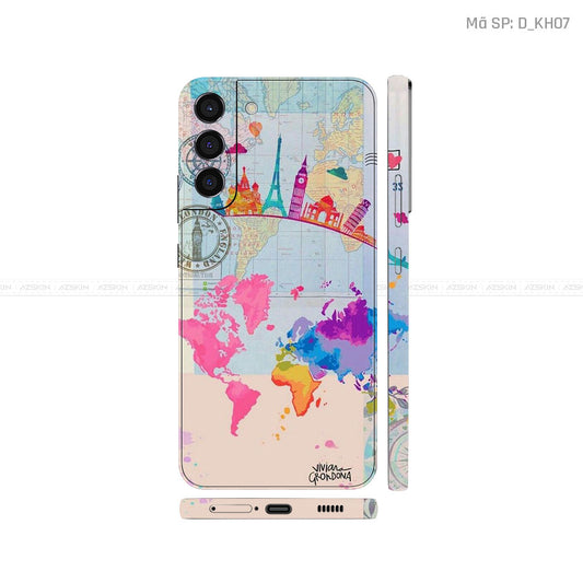 Dán Skin Galaxy S22 Series Hình Khoa Học & Trừu Tượng | D_KH07