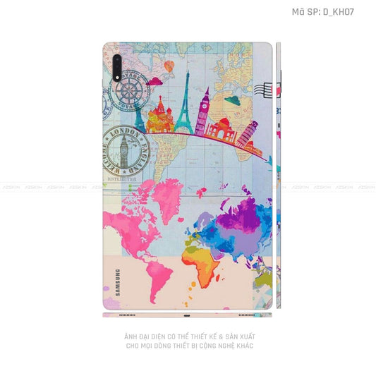 Dán Skin Galaxy Tab S8 Series Hình Khoa Học & Trừu Tượng | D_KH07