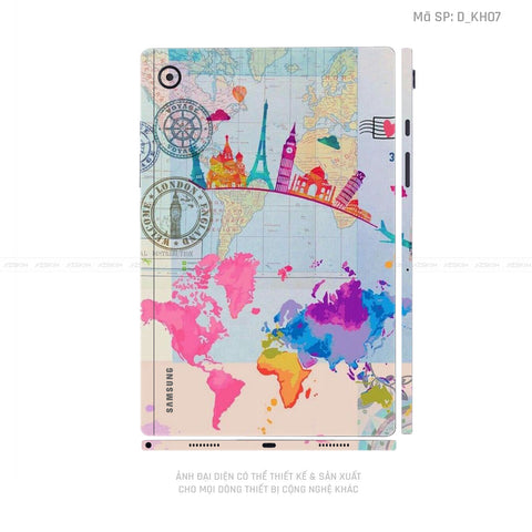 Dán Skin Galaxy Tab A Series Hình Khoa Học & Trừu Tượng | D_KH07