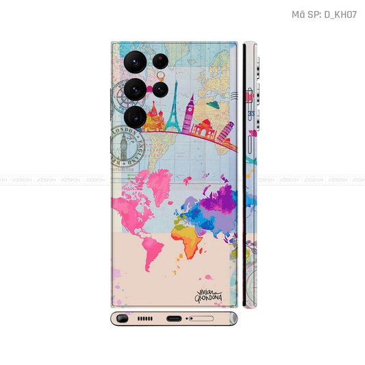Dán Skin Galaxy S22 Series Hình Khoa Học & Trừu Tượng | D_KH07