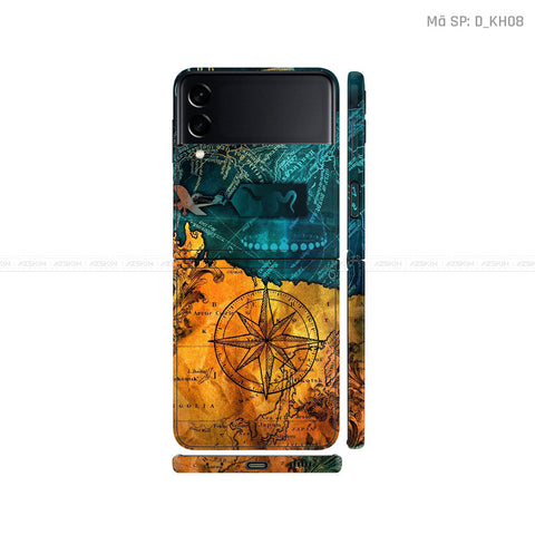 Dán Skin Galaxy Zflip3 Hình Khoa Học & Trừu Tượng | D_KH08