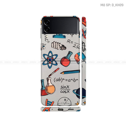 Dán Skin Galaxy Zflip3 Hình Khoa Học & Trừu Tượng | D_KH09