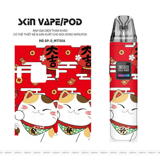 Dán Skin Pod Hình Mèo thần tài | D_MTT01A