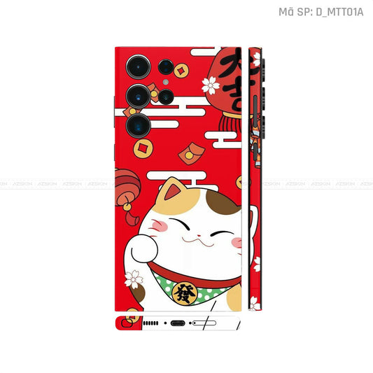 Dán Skin Galaxy S23 Series Hình Mèo Thần Tài | D_MTT01A
