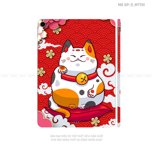 Dán Skin IPad Mini Series Hình Mèo Thần Tài | D_MTT01