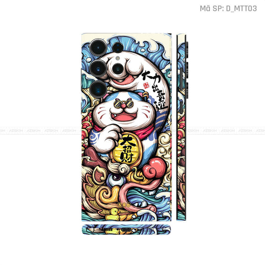 Dán Skin Galaxy S23 Series Hình Mèo Thần Tài | D_MTT03