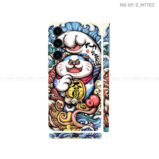 Dán Skin Galaxy S23 Series Hình Mèo Thần Tài | D_MTT03