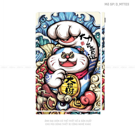 Dán Skin Galaxy Tab A Series Hình Mèo Thần Tài | D_MTT03
