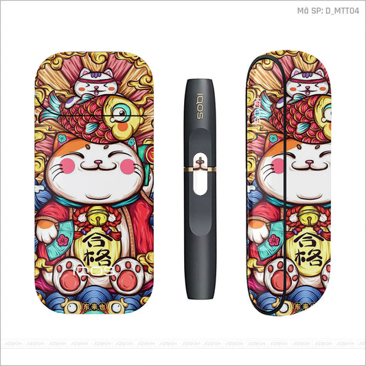 Dán Skin IQOS Hình Mèo Thần Tài | D_MTT04