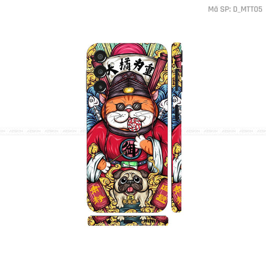 Dán Skin Samsung A Series Hình Mèo Thần Tài | D_MTT05
