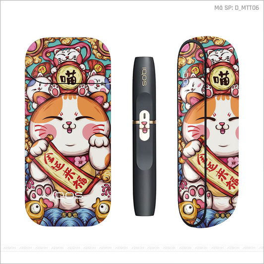 Dán Skin IQOS Hình Mèo Thần Tài | D_MTT06