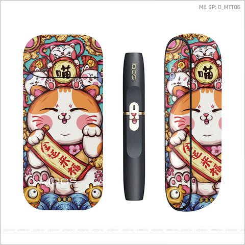 Dán Skin IQOS Hình Mèo Thần Tài | D_MTT06