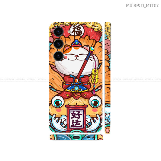 Dán Skin Galaxy S23 Series Hình Mèo Thần Tài | D_MTT07
