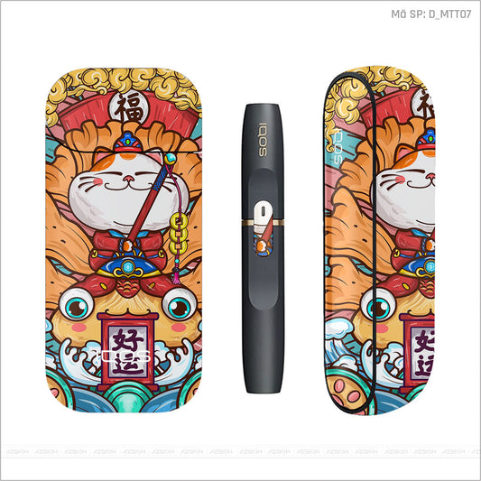 Dán Skin IQOS Hình Mèo Thần Tài | D_MTT07