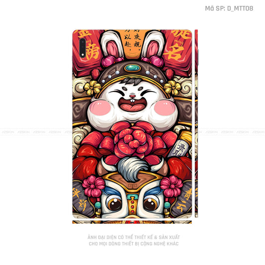 Dán Skin Galaxy Tab S8 Series Hình Mèo Thần Tài | D_MTT08