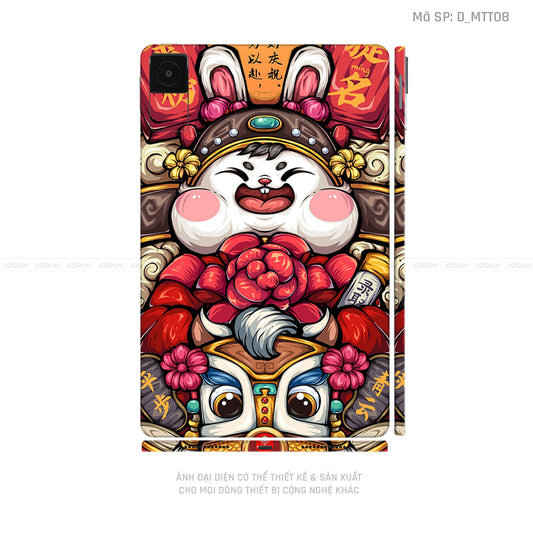 Dán Skin Máy Tính Bảng Xiaomi Mipad Hình Mèo Thần Tài | D_MTT08