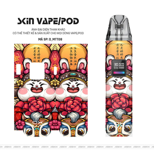 Dán Skin Pod Hình Mèo thần tài | D_MTT08