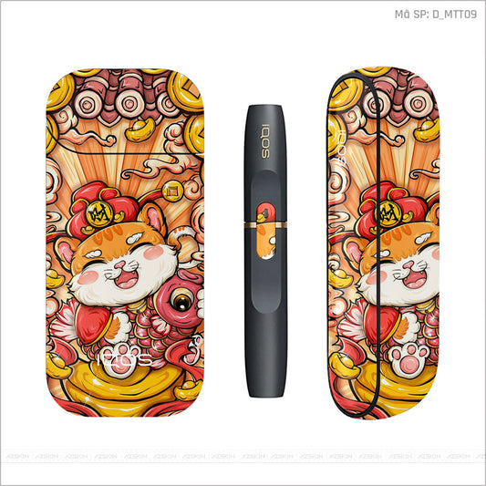 Dán Skin IQOS Hình Mèo Thần Tài | D_MTT09