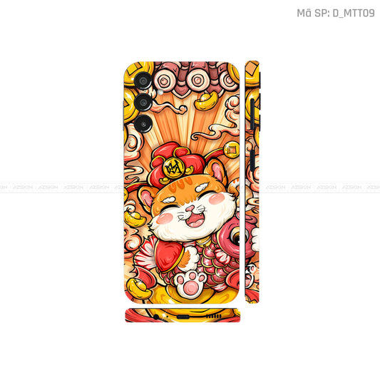 Dán Skin Samsung A Series Hình Mèo Thần Tài | D_MTT09