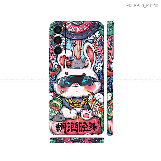 Dán Skin Galaxy S22 Series Hình Mèo Thần Tài | D_MTT10