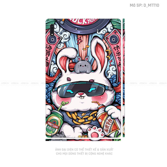 Dán Skin Galaxy Tab S8 Series Hình Mèo Thần Tài | D_MTT10
