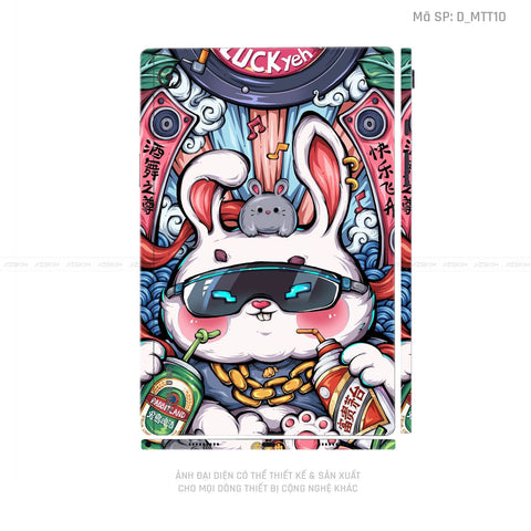 Dán Skin Galaxy Tab A Series Hình Mèo Thần Tài | D_MTT10