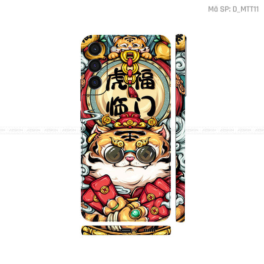 Dán Skin Galaxy S22 Series Hình Mèo Thần Tài | D_MTT11