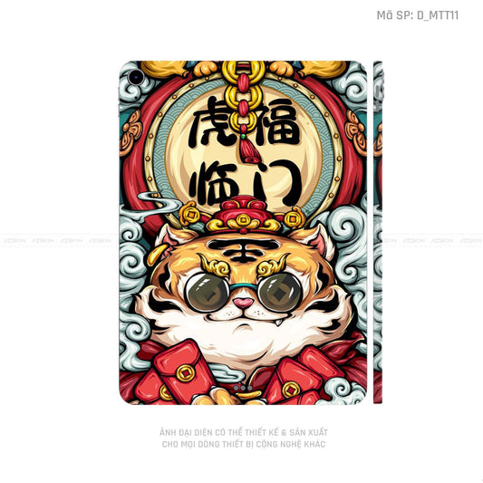 Dán Skin IPad Air Series Hình Mèo Thần Tài | D_MTT11