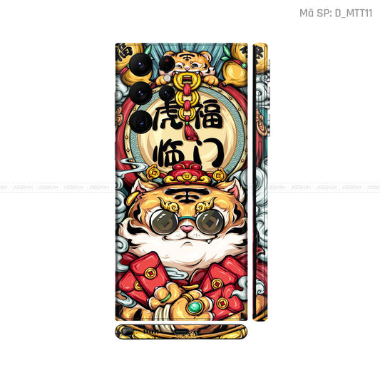Dán Skin Galaxy S22 Series Hình Mèo Thần Tài | D_MTT11