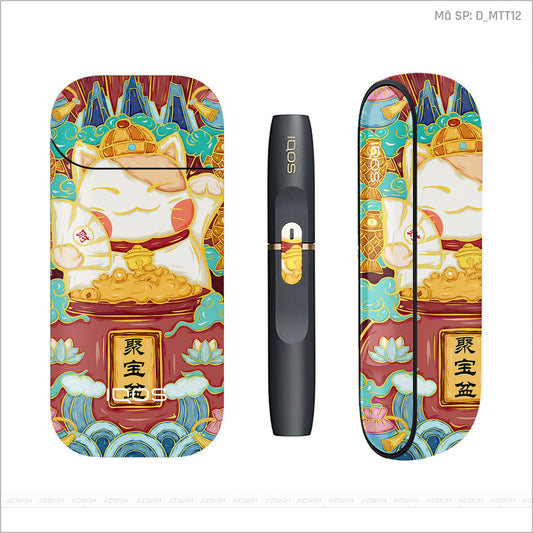 Dán Skin IQOS Hình Mèo Thần Tài | D_MTT12