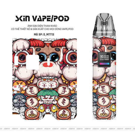 Dán Skin Pod Hình Mèo thần tài | D_MTT13