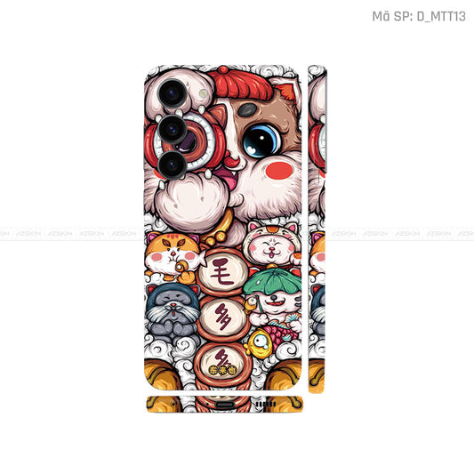 Dán Skin Galaxy S23 Series Hình Mèo Thần Tài | D_MTT13
