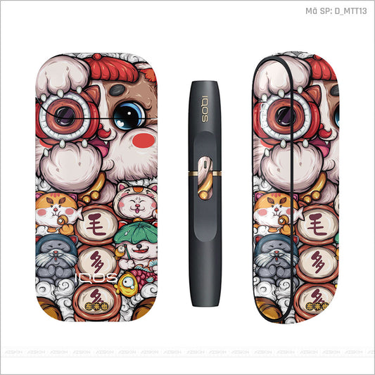 Dán Skin IQOS Hình Mèo Thần Tài | D_MTT13