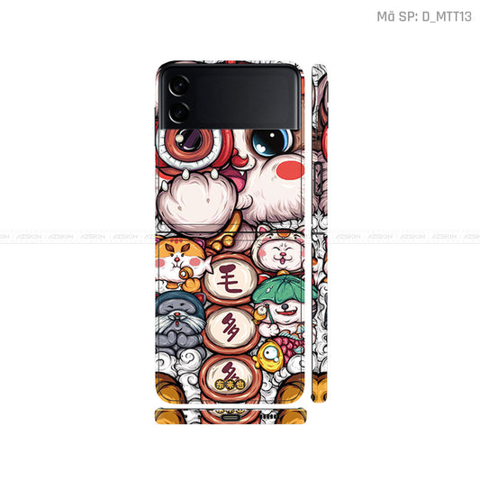 Dán Skin Galaxy Zflip3 Hình Nghộ Nghĩnh | D_MTT13