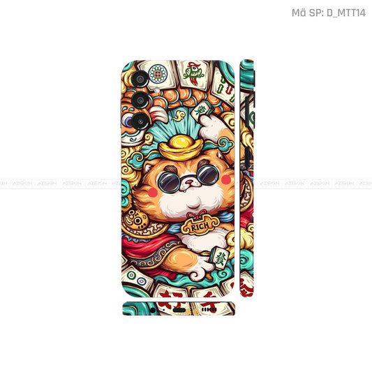 Dán Skin Samsung A Series Hình Mèo Thần Tài | D_MTT14