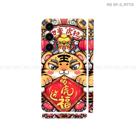 Dán Skin Galaxy S23 Series Hình Mèo Thần Tài | D_MTT15