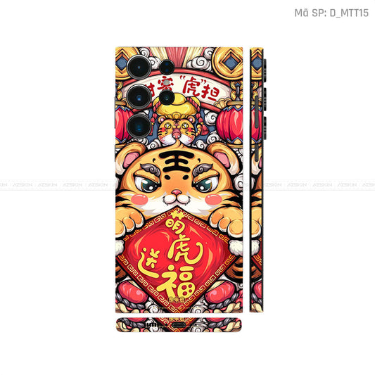 Dán Skin Galaxy S23 Series Hình Mèo Thần Tài | D_MTT15