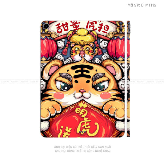 Dán Skin IPad Air Series Hình Mèo Thần Tài | D_MTT15