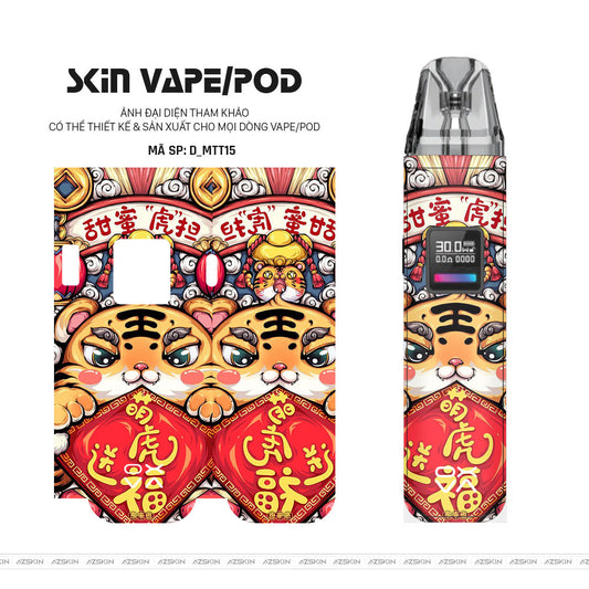 Dán Skin Pod Hình Mèo thần tài | D_MTT15