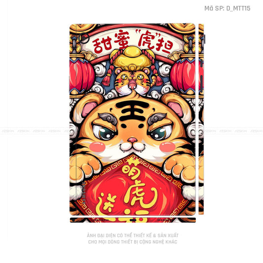 Dán Skin Galaxy Tab A Series Hình Mèo Thần Tài | D_MTT15