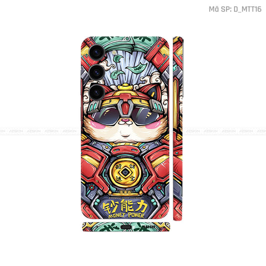 Dán Skin Galaxy S23 Series Hình Mèo Thần Tài | D_MTT16