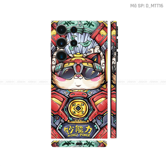 Dán Skin Galaxy S23 Series Hình Mèo Thần Tài | D_MTT16