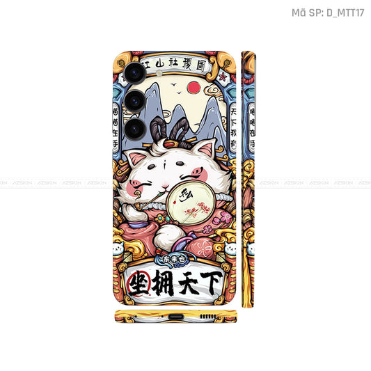 Dán Skin Galaxy S23 Series Hình Mèo Thần Tài | D_MTT17
