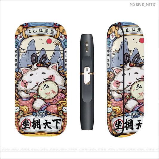 Dán Skin IQOS Hình Mèo Thần Tài | D_MTT17