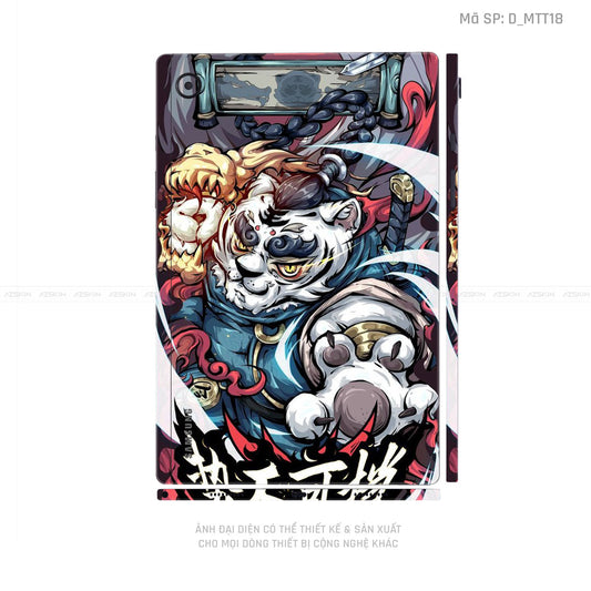 Dán Skin Galaxy Tab A Series Hình Mèo Thần Tài | D_MTT18