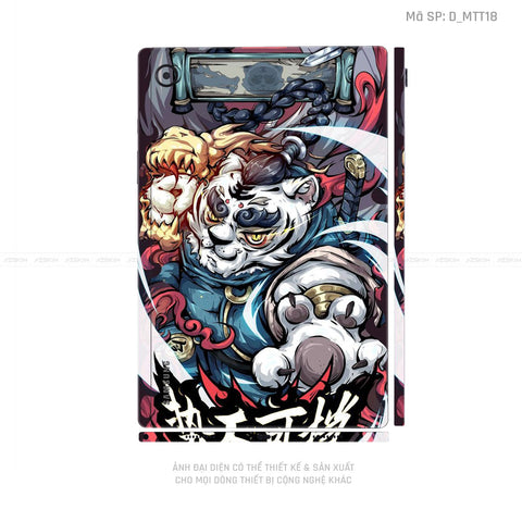 Dán Skin Galaxy Tab A Series Hình Mèo Thần Tài | D_MTT18